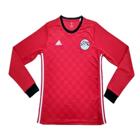 Egypt 2018 World Cup LS Home Soccer Jersey Shirt Model[181311820 ...