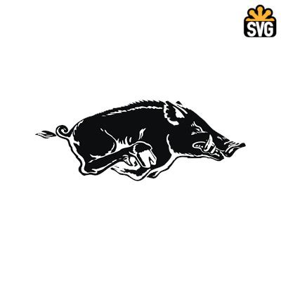 Arkansas Razorback Logo SVG Digital Download, Arkansas Razorback v2 Logo SVG Vector Download ...