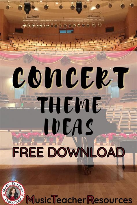 Concert Theme Ideas | Teaching music, Music classroom, Music teacher