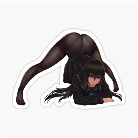 "Sexy Anime Girl Jack-O Pose" Sticker for Sale by Okabe-Sama | Redbubble