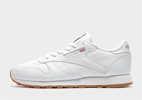 White Reebok Classic Leather Women S Jd Sports | Free Hot Nude Porn Pic ...