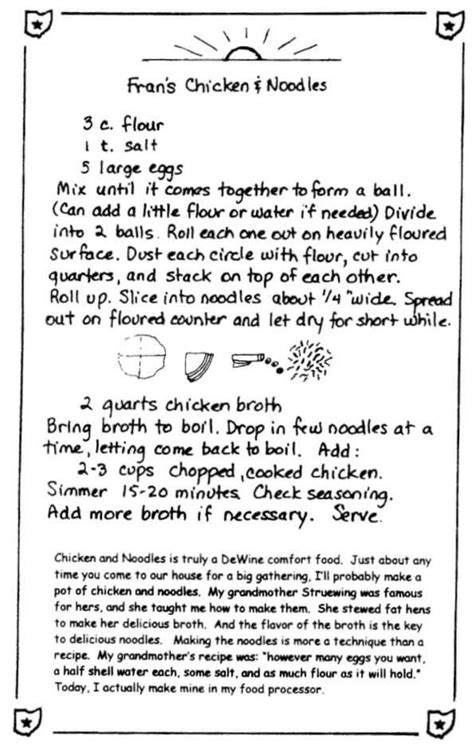 Fran DeWine's chicken and noodles recipe | Homemade chicken and noodles ...