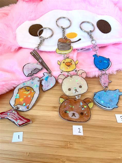 Kawaii Keychains | Etsy