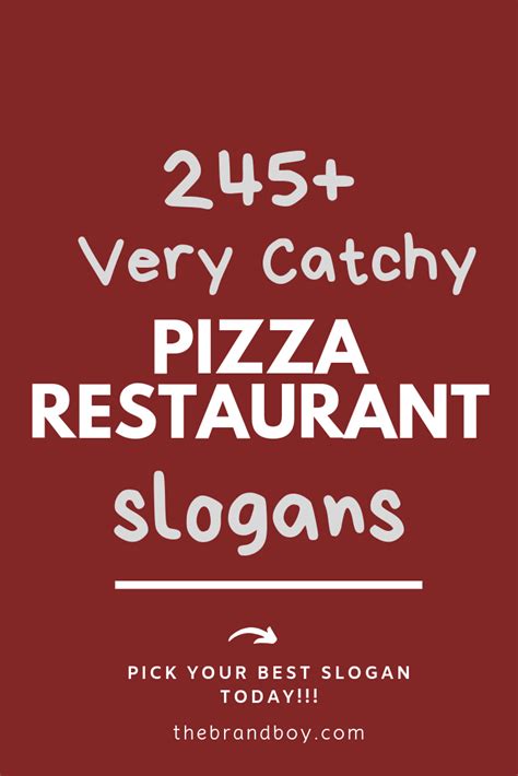 872+ Catchy Pizza Slogans and Taglines (Generator + Guide) | Pizza slogans, Fast food slogans ...