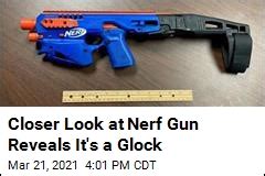 Closer Look at Nerf Gun Reveals It's a Glock