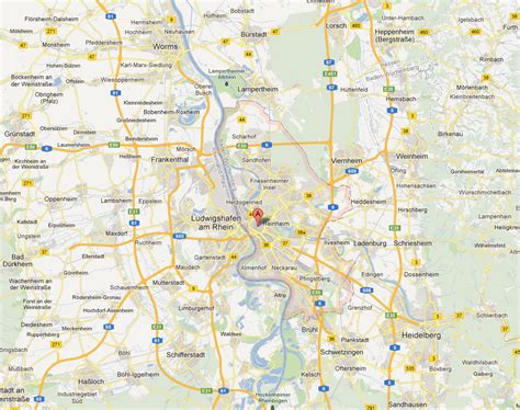 Mannheim Map - Germany