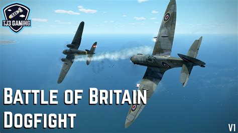 Battle of Britain Dogfight - Spitfires clash with He-111 Bombers! IL-2 Sturmovik Historic Flight ...