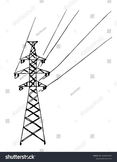 558 Poles Wire Sketch Images, Stock Photos & Vectors | Shutterstock