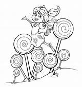 Candyland Coloring Pages At GetColoringscom  Free printable Colorings sketch template