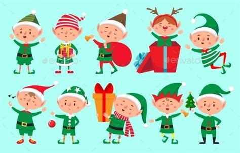 Christmas Elf Character. Santa Claus Helpers | Elf fun, Christmas elf ...