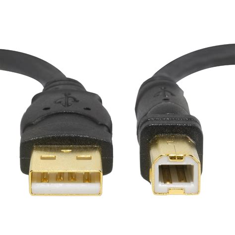 CABLE, 6FT-USB PC MALE A TYPE TO B TYPE