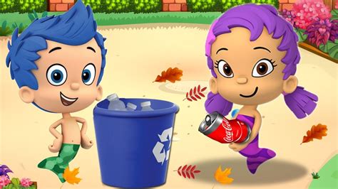 Bubble Guppies Gil And Molly Full Episode! Finger Family Nursery Rhymes #3 - YouTube