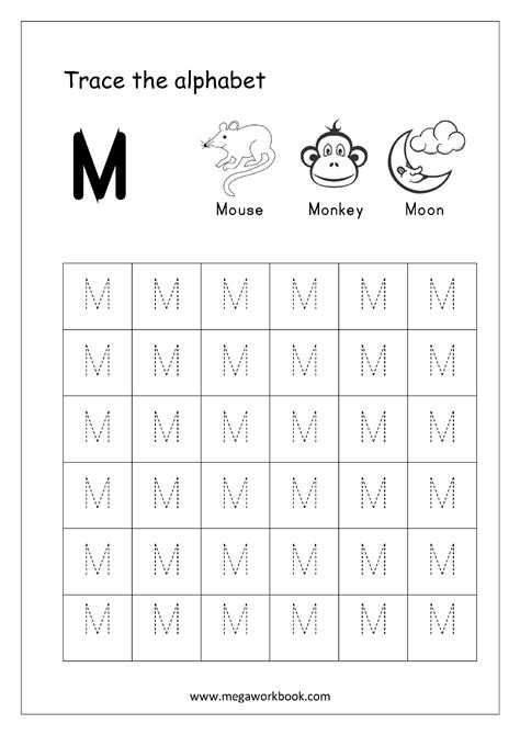 Free English Worksheets - Alphabet Tracing (Capital Letters) - Letter Tracing - Meg… | Tracing ...