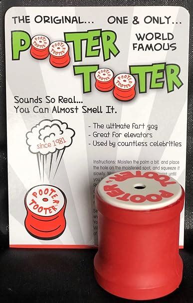 Amazon.com: The Original Pooter Tooter. Since 1981. Sounds so Real ...