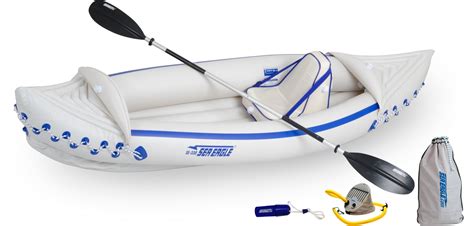 Sea Eagle SE 330 Inflatable Pro Solo Kayak Package SE330K_PSB Our least expensive kayak and a ...