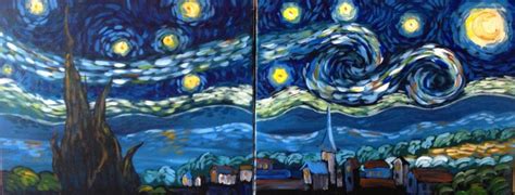 ART WORK PICASSO VINO | Starry night painting, Starry night van gogh, Night painting