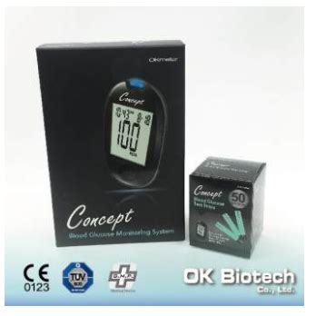 Concept Diabetes Test Meter (OK-3B) Test Strip (50p) - BMA Bazar