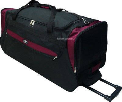 "Charlie Sport" 30" Polyester Rolling Duffel Wheeled Luggage Suitcase ...