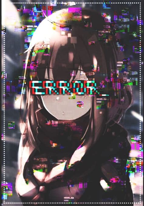 Glitch Broken Anime Wallpapers - Wallpaper Cave