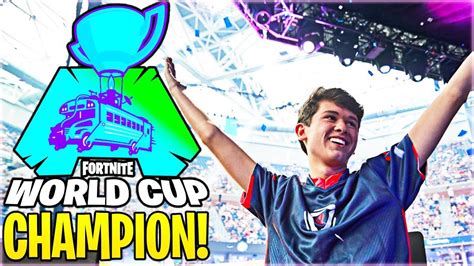 Fortnite World Cup CHAMPION "BUGHA" Wins $3,000,000! #FortniteWorldCup - YouTube