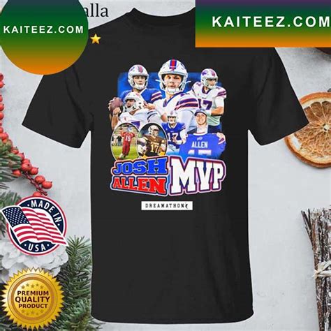 Buffalo Bills Josh Allen Mvp Dreamathon T-shirt - Kaiteez