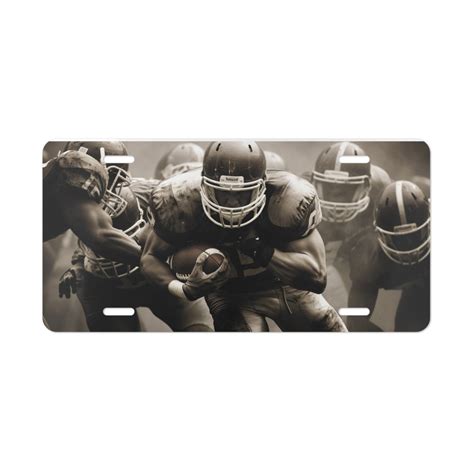 Football License Plate, Vanity Plate - Etsy