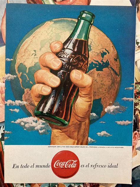 Coca Cola 1940s Vintage ads written in Spanish Price for | ADVERTISING