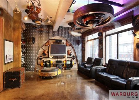 Steampunk living room | The Rox | Pinterest | Living rooms, Room and Steampunk house