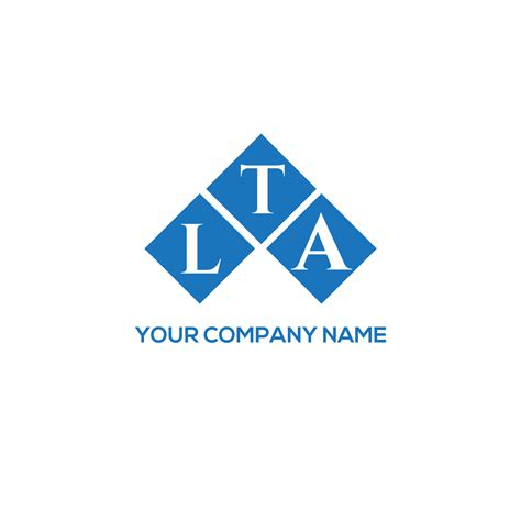 LTA letter design.LTA letter logo design on white background. LTA creative initials letter logo ...