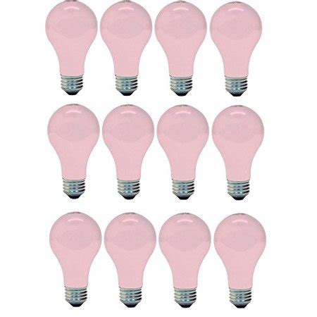 Ge Lighting 97483 Ge Light Bulb, 60w, Soft Pink (12 Bulbs) - Walmart.com