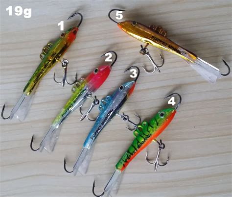 ice fishing lures fishing tackle eyes3D19g 8.5cm vmc hooks wobblers ...