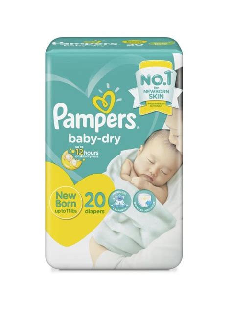 Pampers Baby Dry Taped Newborn 20s x 1 pack (20 pc | edamama