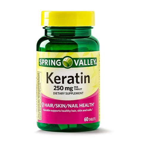 Spring Valley Keratin Tablets, 250 mg, 60 Ct - Walmart.com