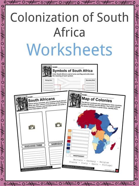 Colonization of South Africa Facts, Worksheets & History For Kids