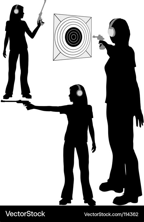 Shooting target Royalty Free Vector Image - VectorStock