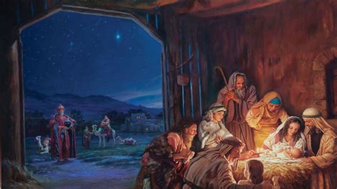 Holy Family Christmas Wallpaper