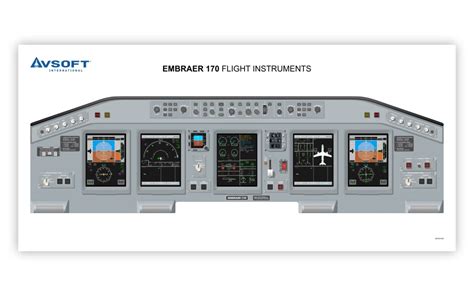 E170 Cockpit Poster