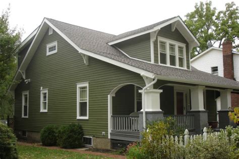 20++ Olive Green Green Exterior House Paint Colors - HOMYHOMEE