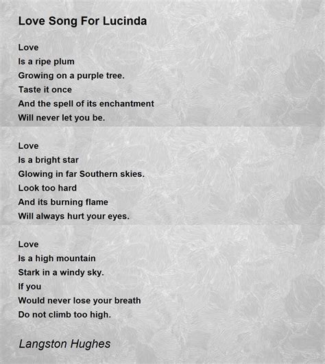 50 Fresh Love Poems by Langston Hughes - Poems Ideas