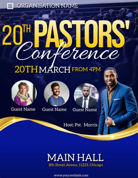 Copy of pastors conference flyer | PosterMyWall