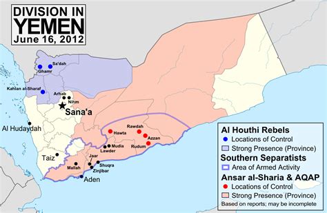 Yemen Conflict: Map Update 3 - Political Geography Now