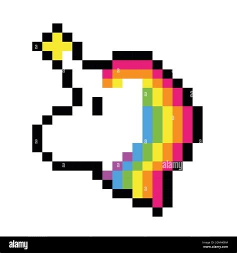 Unicorn pixel hi-res stock photography and images - Alamy