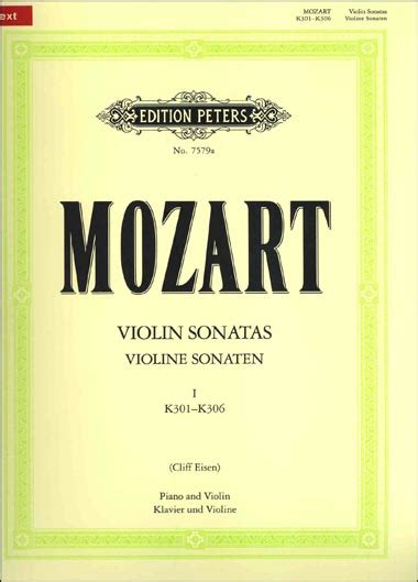 Mozart - Violin Sonatas - Vol. 1, K301-306