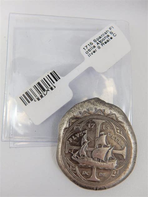 1715 Spanish Shipwreck Coin, Atocha Silver 8 Reale, 300th Anniversary ...