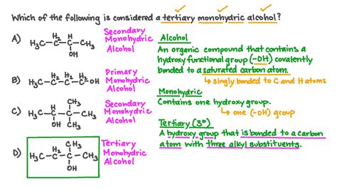 What Is A Tertiary Alcohol