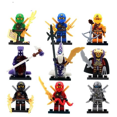 Ninjago Master Chen Skylor Zane Jay Pythor Gear Minifigure Compatible Lego Ninjago Minifigures 2017