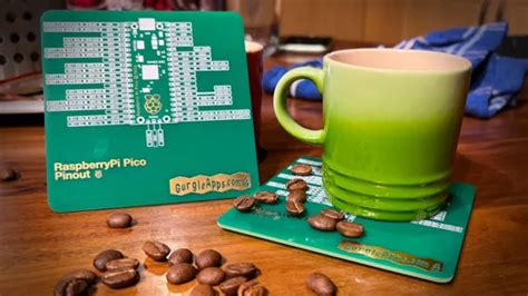 RASPBERRY PI PICO Pinout & VS Code Cheat Sheet PCB Coaster Bundle £12.50 - PicClick UK