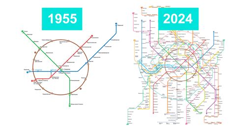 How the Moscow Metro map changed over the years (INFOGRAPHICS) - Russia ...