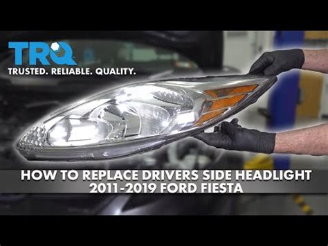 How to replace a Ford Fiesta headlight bulb - Ford Fiesta (Fiesta 6, MK ...