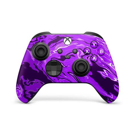 Purple Marbling Xbox Series X|S Controller Skin | Xbox, Custom xbox ...